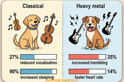 Musica classica per cani: lo studio che rivoluziona il benessere dei nostri amici a quattro zampe